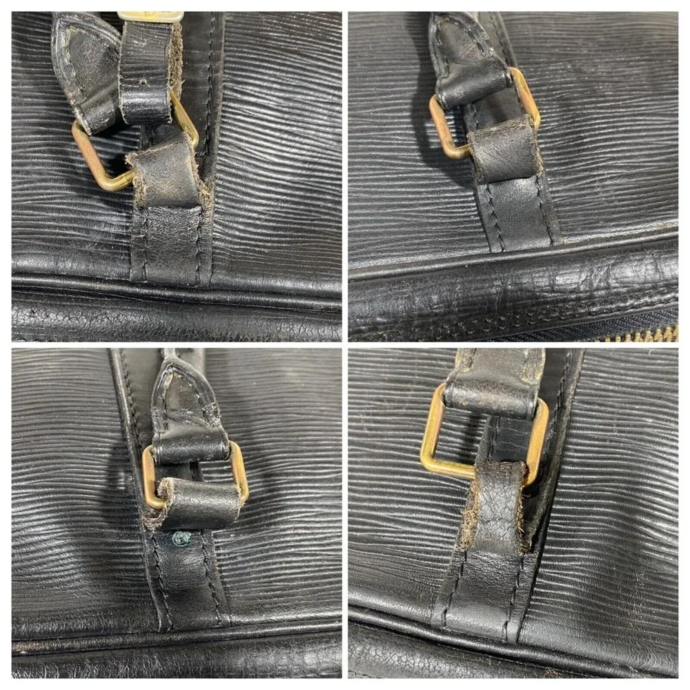 00450182# Louis Vuitton Business Bag Black Epi Noir - Picture 8 of 12
